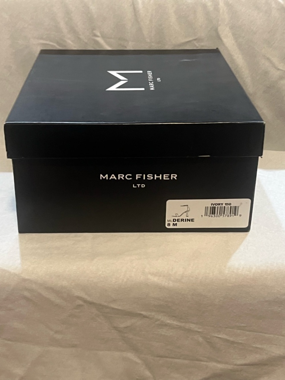 Marc Fisher White Leather Block Heel Square-Toe Ankle-Strap Heel Size 8 NWT - Picture 5 of 9